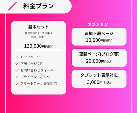 あなたの理想のHP(ホームページ)制作します 丁寧なヒアリング・安心の修正無制限で、理想のHPを制作します イメージ2