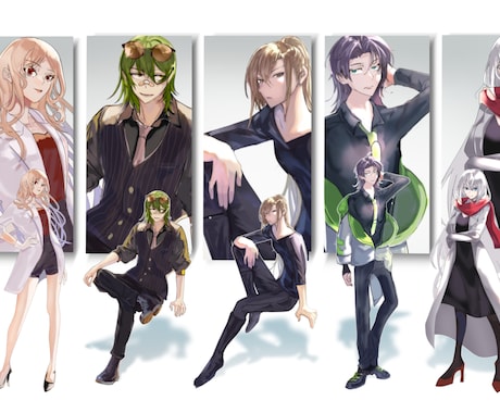 厚塗り×シルエット×光の綺麗なイラストを描きます ただいま絶賛割引中です！最低価格3000円で請け負います！ イメージ1