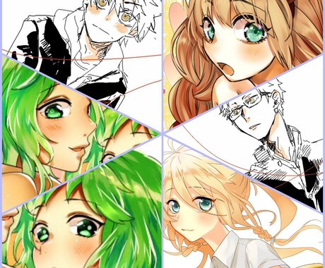 SNSなどのアイコン描きます かわいいテイストのアイコンが欲しい方に イメージ2