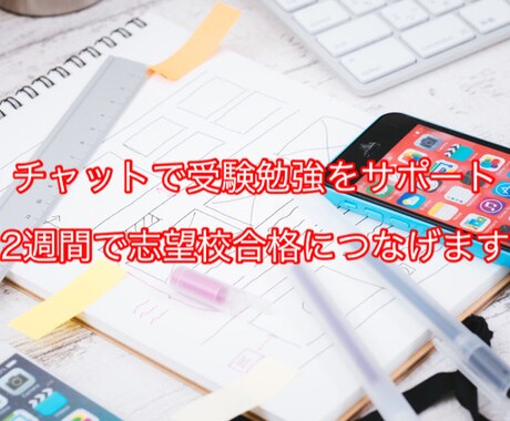 現役東大生が受験勉強を2週間集中サポートします 東大理一に現役合格した私がチャットで学習管理等を行います。 イメージ1