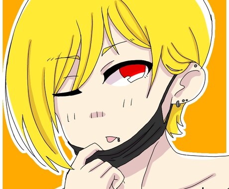 SNSなど用アイコン描きます オリジナルアイコンがほしい方へ（バストアップ） イメージ2