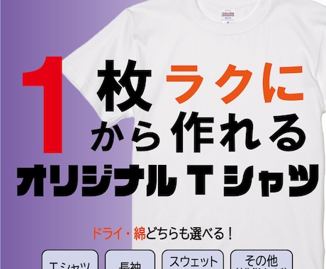 オリジナルTシャツを作成します ご要望にお応えできるようにお客様とのやり取りを心がけています イメージ1