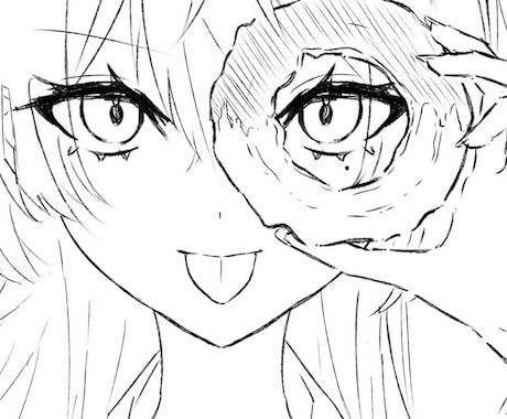 最短当日納品！リテイク無し簡易イラスト描きます ワンコーラス、short動画など様々な用途に イメージ2