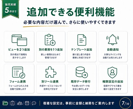 既存ツールで業務管理を整えます Notion等から無理なく使える方法を設定します イメージ2