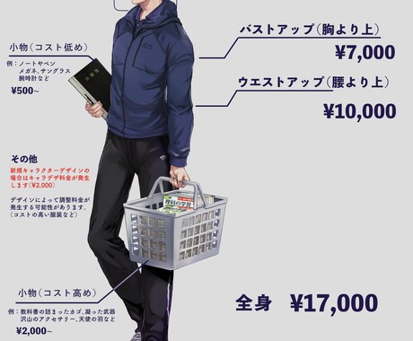 キャラクターの魅力を表現した立ち絵を制作致します ◆TRPG用の立ち絵、配信用立ち絵など イメージ2