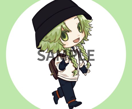 ミニキャラ(SDキャラ)を描きます アイコン、TRPGの立ち絵、グッズに！ イメージ2
