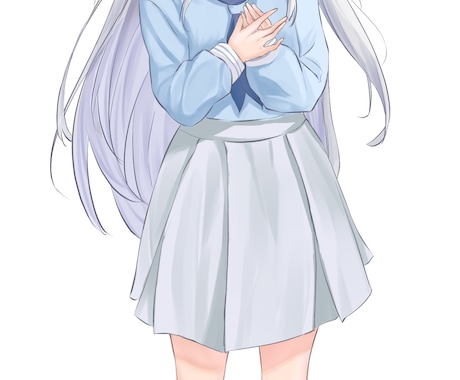 アイコンから一枚絵まで基本的に何でも描きます 瞳の描きこみ・清楚な子が得意です！ イメージ2