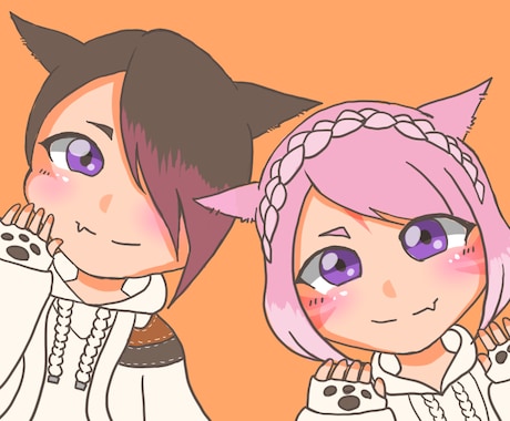 SNSアイコン作りたい方におすすめします 可愛らしい感じで描きます！よろしくお願いします。 イメージ1