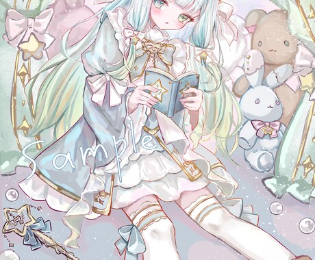 商用利用無料、修正何度でも◯可愛く綺麗に描きます アイコン、立ち絵、一枚絵、ミニキャラを可愛くお描きします イメージ2