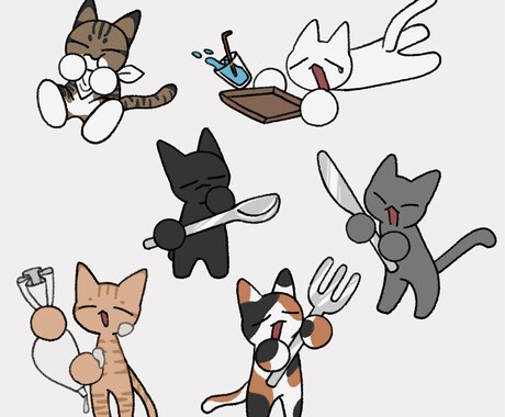 ゆるめのイラスト描きます ゆるくて可愛いイラストを描きます イメージ2