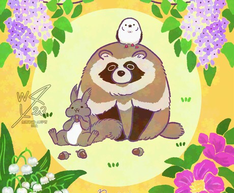 可愛いくてゆるい動物描きます 〜ご自宅のペットもいかがですか〜 イメージ2