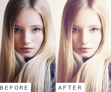 （美容関係のチラシやホームページに）イメージ写真をかっこよくPhotoshopで加工します　 イメージ2