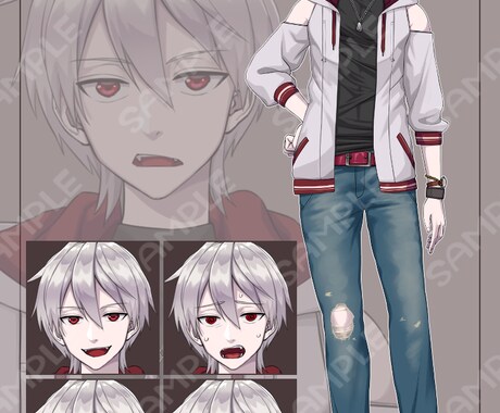 TRPG・ゲーム用の立ち絵を制作します 世界観やキャラ設定に合わせた立ち絵をデザインします！ イメージ2