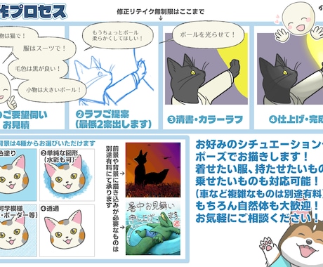 目を引く動物イラストをご提案・ご提供します 動物の特徴や個性を損なわずこだわりを持って魅力的に描きます！ イメージ2