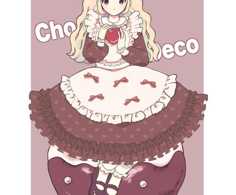可愛い女の子アイコン描きます 甘ロリ・ガーリー系SNSアイコン制作 イメージ1