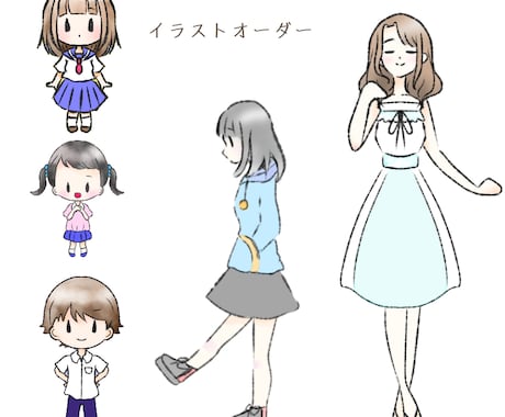 最短即日！ちょっとしたイラスト描かせて頂きます ご希望にそったイラストを描かせていただきます イメージ1