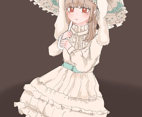イラスト制作いたします かわいい～ちょっと暗めのテイストが得意です イメージ2