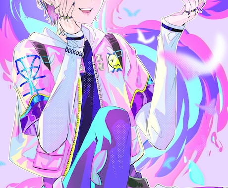 歌ってみた動画やオリジナル曲のイラスト描きます あなたらしいイラストをお求めの方はぜひ! イメージ2