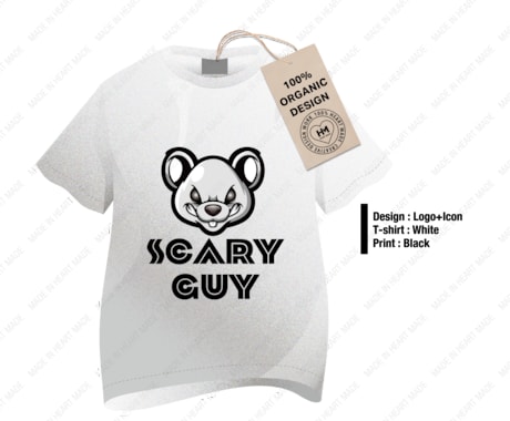 ロゴテキストメインのいかしたTシャツデザインします シンプルだけどもセンスがいい、プロ仕様なTシャツ制作します。 イメージ2