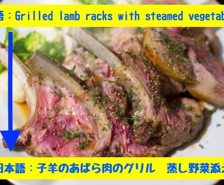 海外のレストランの英語メニューを日本語に翻訳します 海外旅行中に行きたいレストランのメニューを日本語でチェック！ イメージ1