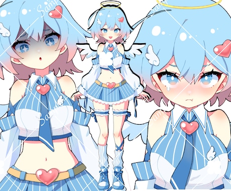 １枚絵のパーツ分けご相談ください。対応します VtuberLive2dモデリング対応中 イメージ2