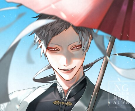 色気あるかっこいい男性イラスト承ります 面長な男性キャラを使った1枚絵や立ち絵を制作致します。 イメージ1