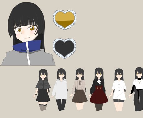 最短1日！アイコン・コテシ用イラストを描きます アイコンやコテキャシート用のシンプルなイラスト イメージ2