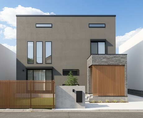 建てる前に外観デザインをCGで確認します 完成後の「イメージ違い」を外観CGで防ぎます イメージ2