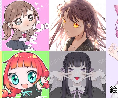 Vtuber用綺麗に動くLive2Dモデル作ります 今だけ期間限定の格安価格！好みの絵柄の持ち込みも歓迎！ イメージ2