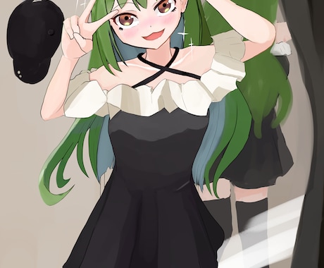 SNSアイコン/一枚絵/動画用イラスト描きます イメージ1