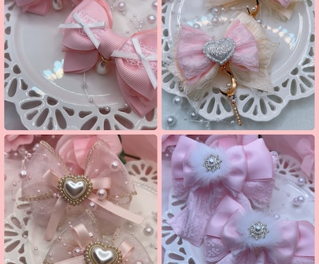 フルオーダーでアクセサリーを制作します アイドルリボンのお店MadeDreamです イメージ2