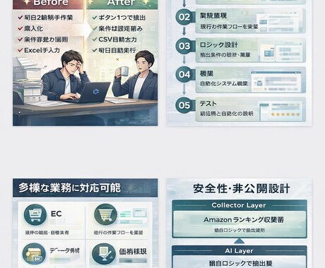 EC・物販の業務自動化を設計から構築まで対応します 物販・EC事業の業務効率化を支援します イメージ2