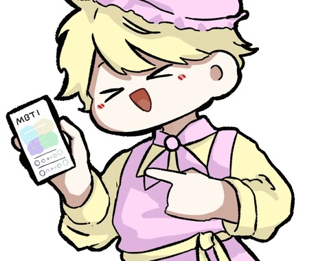 ゆるくて親しみやすいミニキャラを作成します SNSアイコン、挿絵、動画用に使いやすい絵柄です。 イメージ1