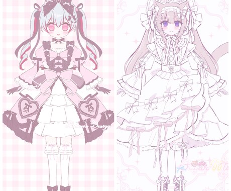 衣装デザインを制作します 可愛いオリジナル衣装をデザインします! イメージ2