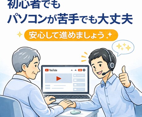YouTubeチャンネル設計と始め方教えます 初心者・シニア歓迎｜何から始めればいいか分からない方 イメージ2