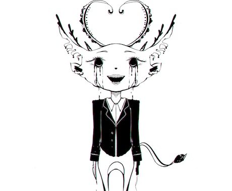 ダークファンタジー・病み系イラスト描きます ホラーや病み要素のある絵を独特の世界観でお描きします！ イメージ1