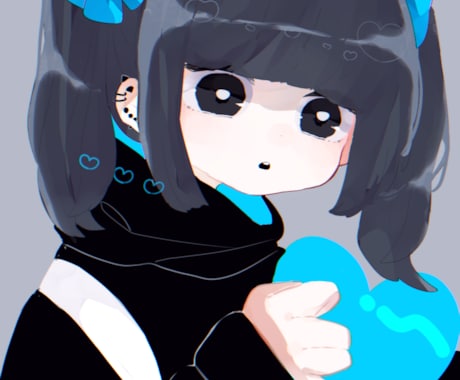 アイコンに使えるイラストお描きします SNSで使えるアイコンイラスト 