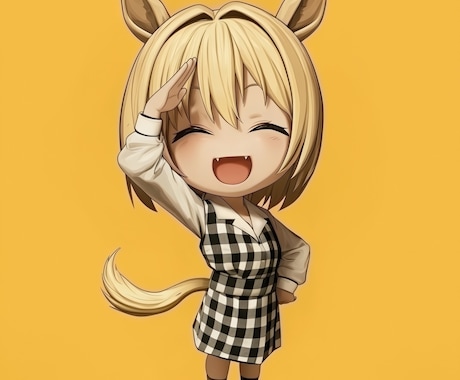 オリジナルミニキャラ作成します あなたの“推し”をミニキャラに！写真1枚あればOK！ イメージ2