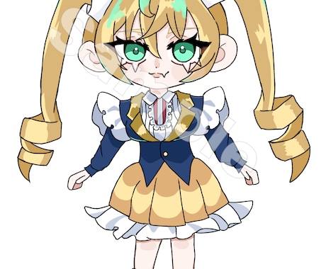 VTuberの立ち絵制作します ふわふわ可愛い立ち絵描きます。 イメージ2