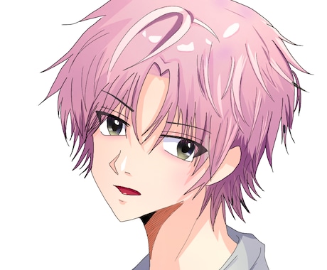 イケメンの一枚絵を描きます あなたの思うイケメンを描きます！アイコン、サムネなど使用可能 イメージ1