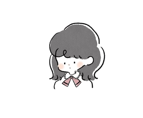 SNSを彩る、ゆるくて可愛いアイコン描きます やさしい雰囲気のアイコンが欲しい方へ❁ペットとのイラストも◎ イメージ2