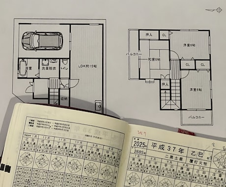 ご自宅の間取り図とお誕生日から風水鑑定をいたします 家とそこに住む方との暦には不思議な相関関係があります！ イメージ1