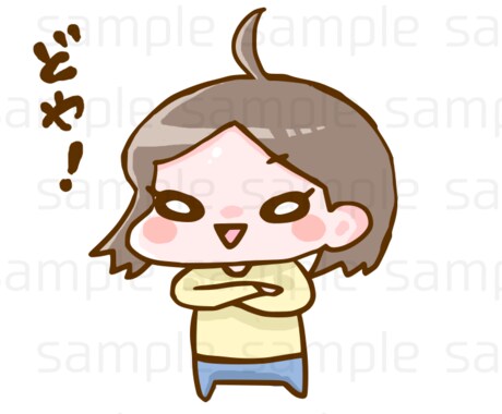 ゆるい感じの似顔絵orイメージイラストお描きします イメージしたキャラを作ってほしいという方にも！ イメージ2
