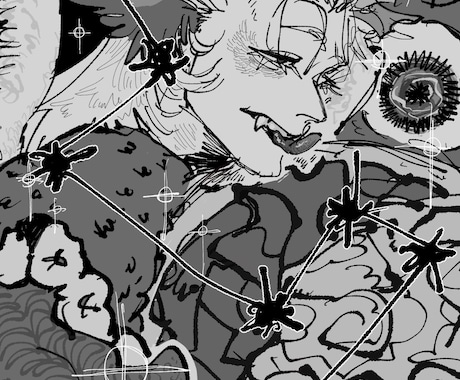 夢絵/うちの子/過去の概念絵等承ります 頭が熔けてしまう位のイラストを イメージ2