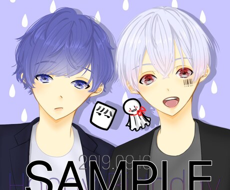 歌い手さんのSNS用アイコン描きます ご要望に沿ってSNSアイコン作成いたします。 イメージ2