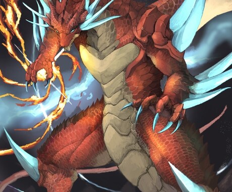 ファンタジーモンスター、キャライラスト作成します イメージするファンタジーモンスター、キャラなどをを絵にします イメージ2