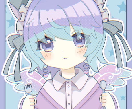 かわいいふんわりしたイラストを描きます 商用利用対応！アイコン・サムネなどあなただけのイラストを！ イメージ2