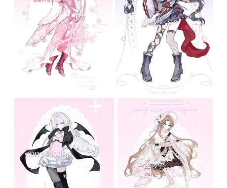 立ち絵を制作します TRPG等多用途・衣装デザイン可 イメージ1