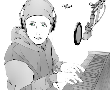 アイコン・ヘッダーなどのイラストを作成致します スタイリッシュな絵柄でなるだけご要望をお聞きして制作します。 イメージ2
