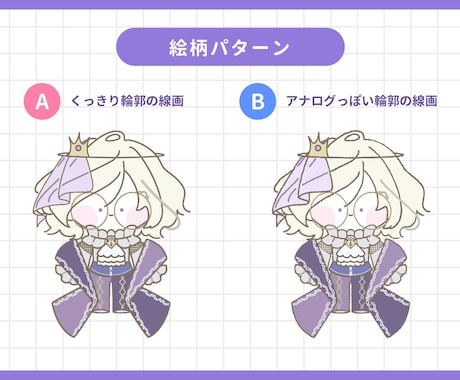 素朴なSDイラスト(ミニキャラ)描きます アイコン/グッズ/動画などに！ イメージ2